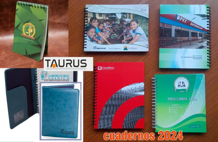 cuadernos marcados